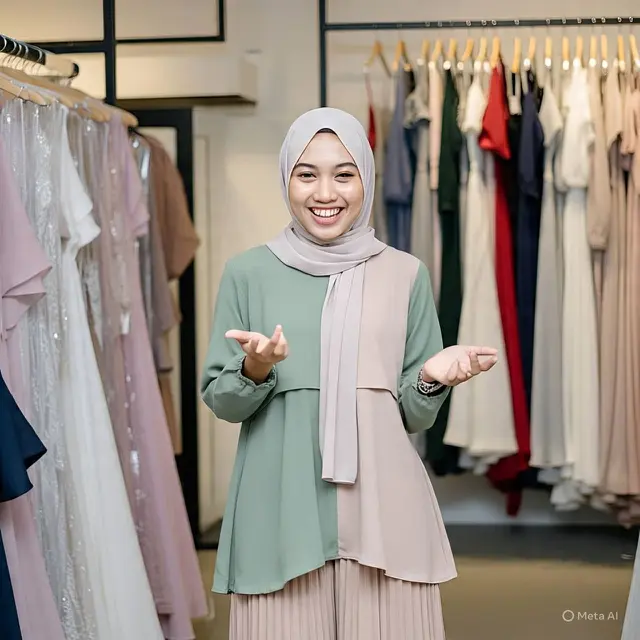 Model Baju Bridesmaid Hijab Terbaru