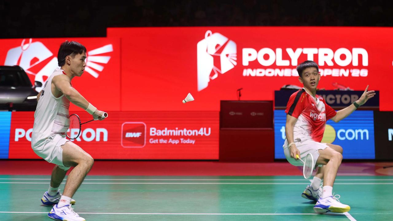 FOTO: Ganda Putra Indonesia Gagal Akhiri Puasa Gelar di Indonesia Open