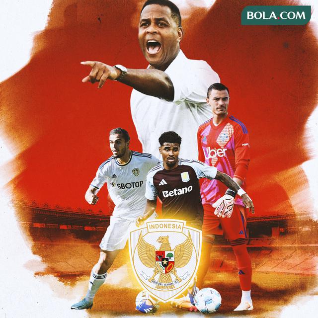 Timnas Indonesia - Patrick Kluivert, Pascal Struijk, Ian Maatsen, Emil Audero