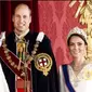 Lepas Jubah Saat Pemotretan Resmi Penobatan Raja Charles III, Kate Middleton Disebut Pakai Gaun Lama.&nbsp; foto: Instagram @katemiddleton.id