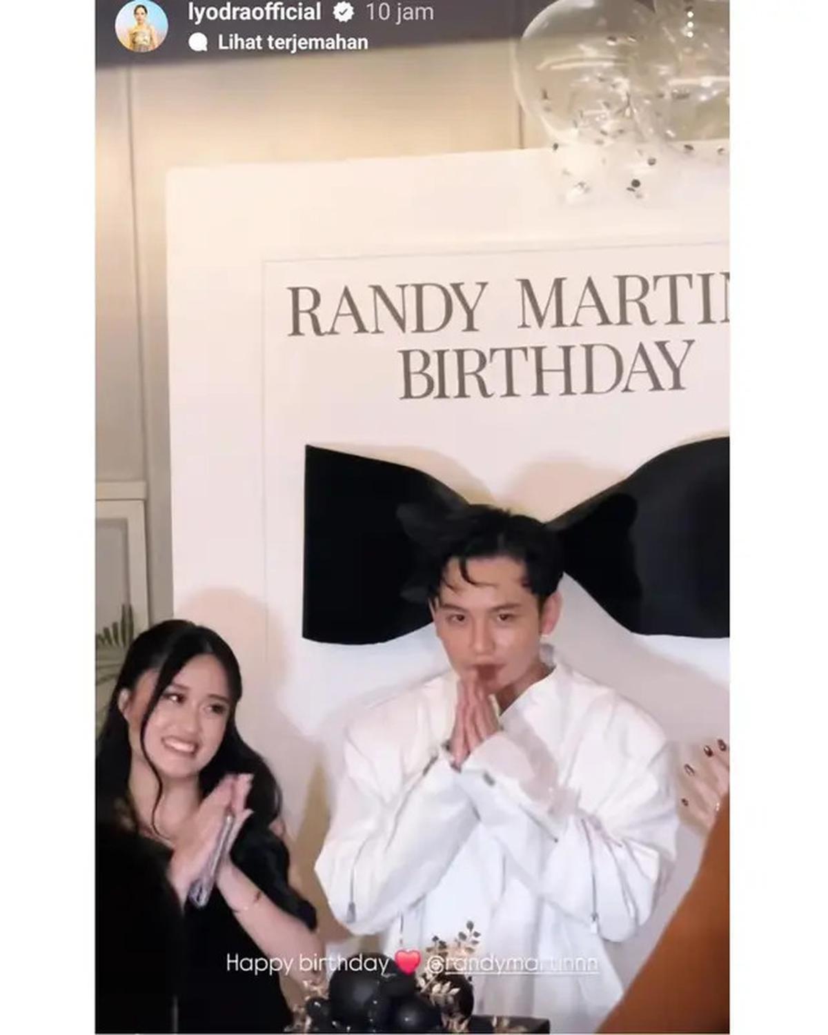 7 Potret Lyodra di Pesta Ultah Randy Martin ke-26, Ramai Diduga Pacaran