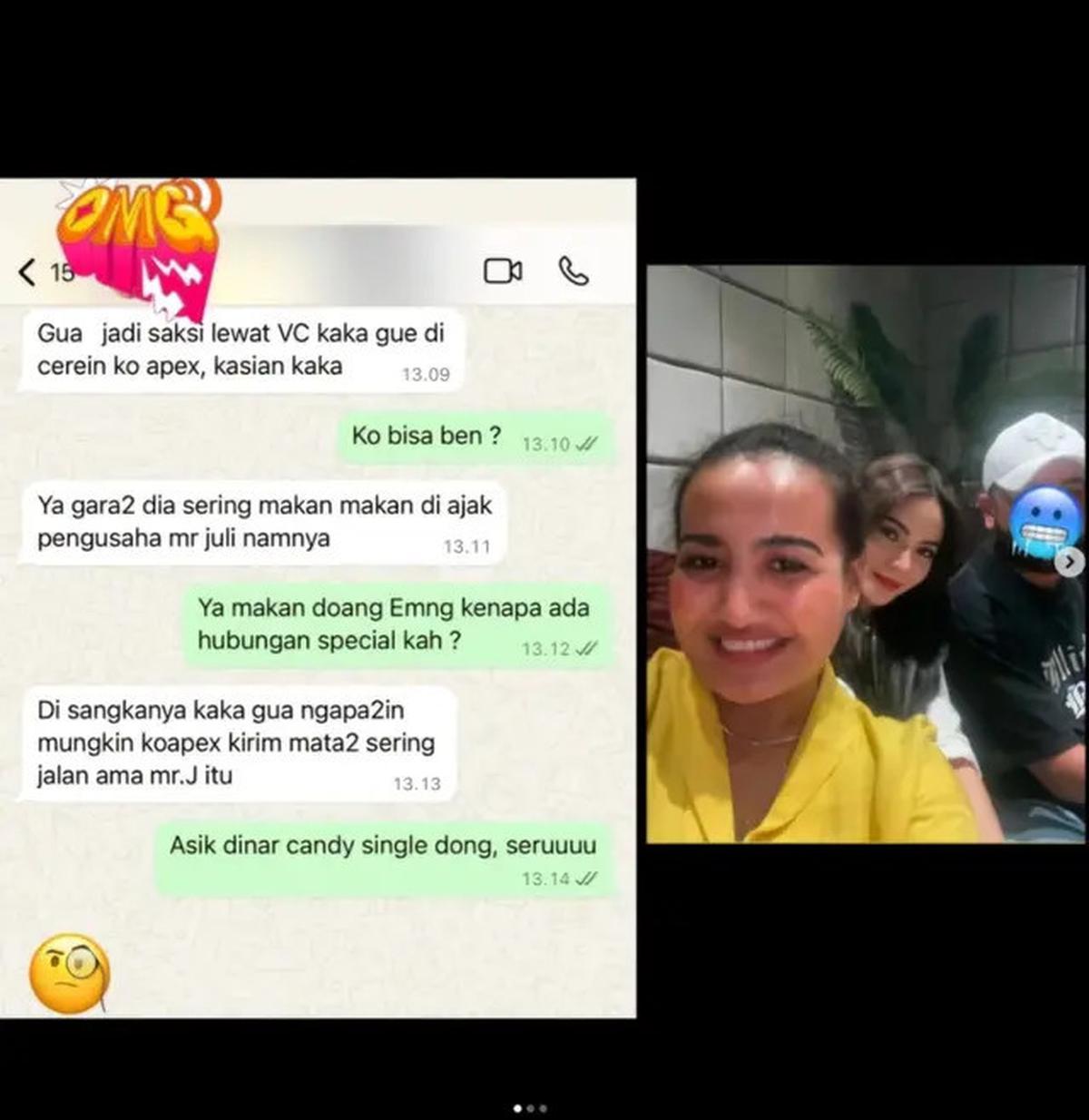 Dinar Candy Tanggapi Gosip Diceraikan Ko Apex Lewat Video Call, Begini Katanya