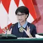 Menlu Retno Marsudi dalam press briefing bersama dengan awak media pada Kamis (17/9/2020). (Dok: Kemlu RI)