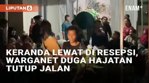 VIDEO: Viral Keranda Melintas di Tenda Pernikahan, Warganet Soroti Hajatan Diduga Tutup Akses Jalan