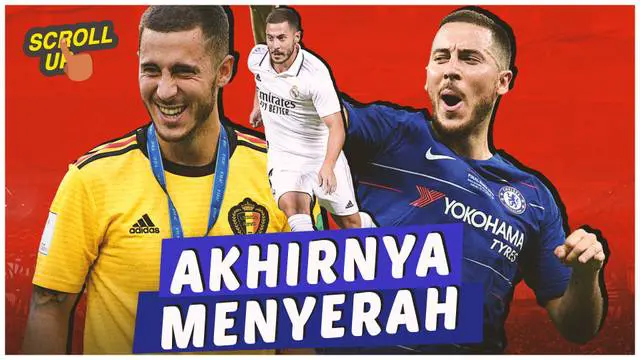 Berita video, scroll up kali ini membahas Eden Hazard yang secara resmi memutuskan pensiun dini dari sepakbola.