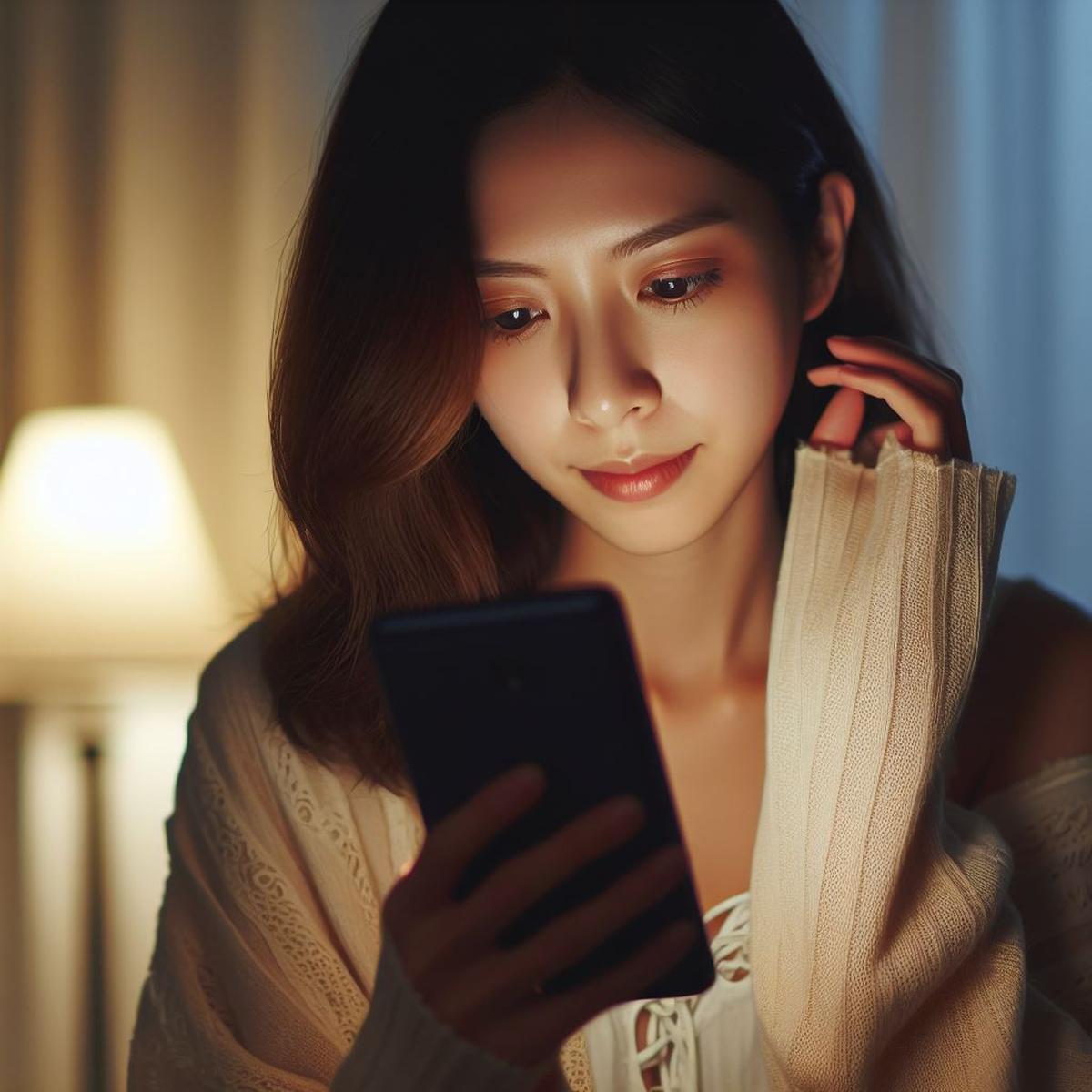 Ilustrasi Menggunakan Smartphone