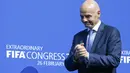 Presiden FIFA terpilih, Gianni Infantino sebelumnya menjabat Sekretaris Jenderal UEFA. (REUTERS/Ruben Sprich)