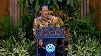 Menteri Lingkungan Hidup (MenLH) Hanif Faisol Nurofiq di&nbsp;Rapat Koordinasi Teknis Pengembangan SDM LH, 15 April 2025. (dok. tangkapan layar YouTube KLH-BPLH)
