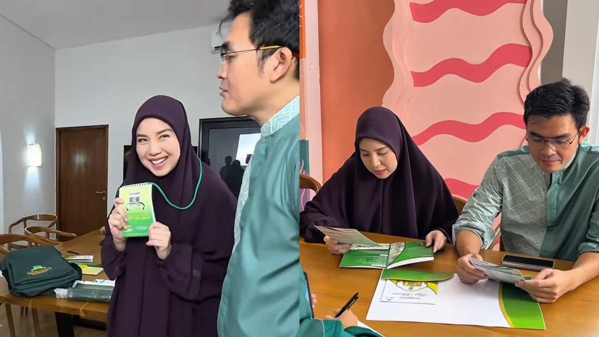 7 Potret Tya Ariestya Daftar Haji Bareng Suami, Pilih Program Haji Plus