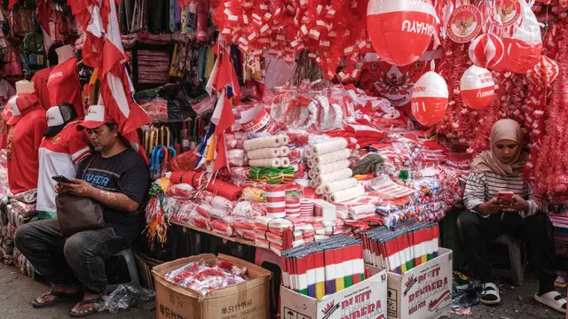 Sepekan Jelang Peringatan HUT RI ke-79, Penjualan Pernak-pernik Kemerdekaan Laris Manis