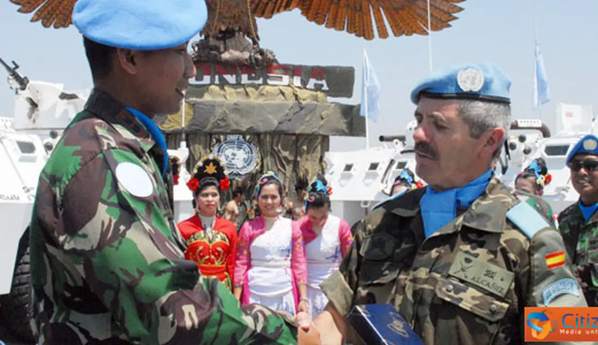 Citizen6, Lebanon: Kunjungan dimaksudkan untuk melihat secara langsung kinerja pasukan Indobatt yang merupakan salah satu Batalyon di jajaran Sektor Timur Unifil. (Pengirim: Badarudin Bakri)