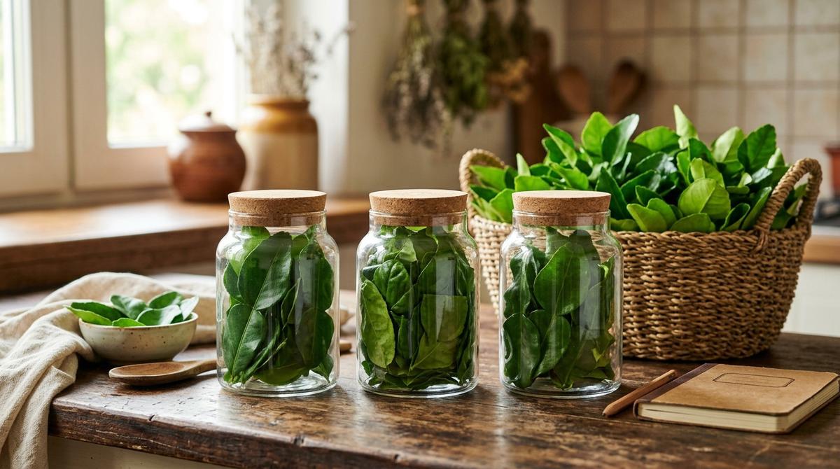 Cara Menyimpan Daun Jeruk agar Tetap Harum dan Tidak Cepat Kering (AI Generated)