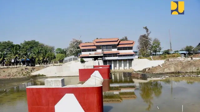 Kementerian PUPR tengah menyelesaikan pembangunan sejumlah infrastruktur pengendali banjir di Solo. (Dok Kementerian PUPR)