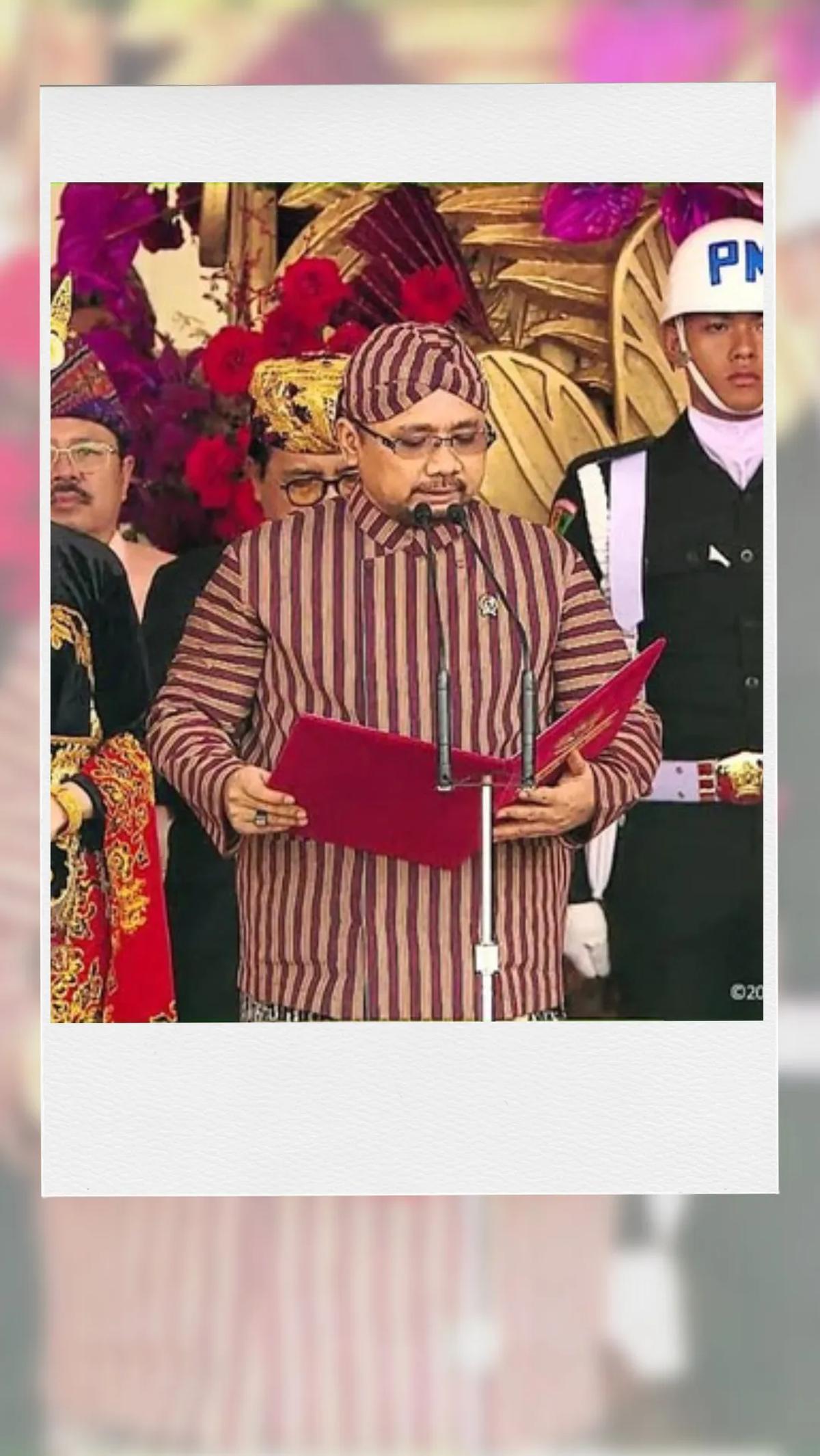 5. Menteri Agama - Yaqut Cholil Qouma
