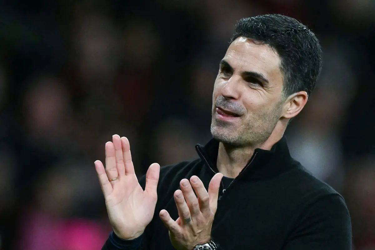 Foto: Senyum Semringah Mikel Arteta Setelah Arsenal Petik Kemenangan Penting atas Burnley, Gelar Juara Liga Inggris Kini di Depan Mata