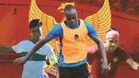 Timnas Indonesia - Pratama Arhan, Victor Igbonefo, Asnawi Mangkualam (Bola.com/Adreanus Titus)