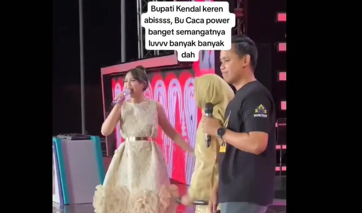 Penampilan Chacha Frederica langsung mencuri perhatian netizen. Chacha dan suami tampak begitu kompak.