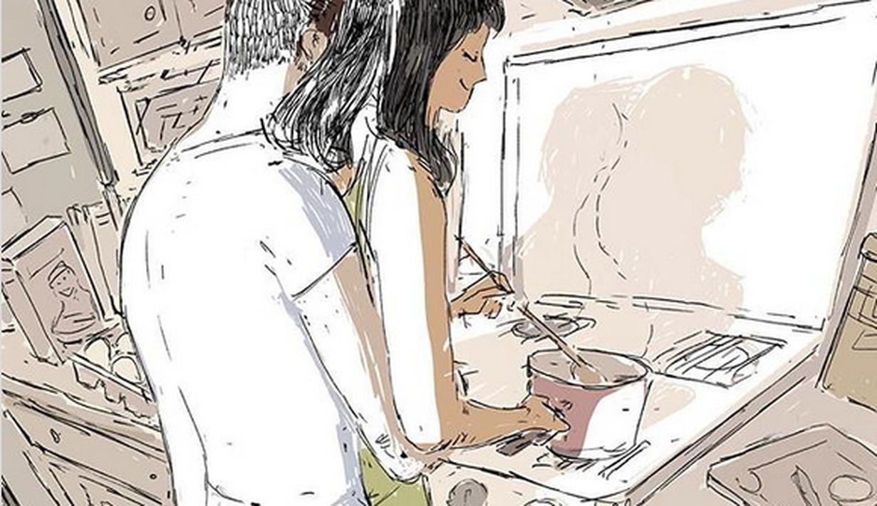 Paling Baru Sketsa Gambar Romantis Tea And Lead