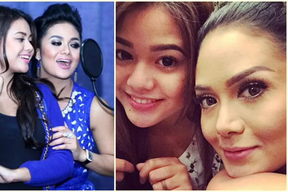Krisdayanti dan Aurel Hermansyah