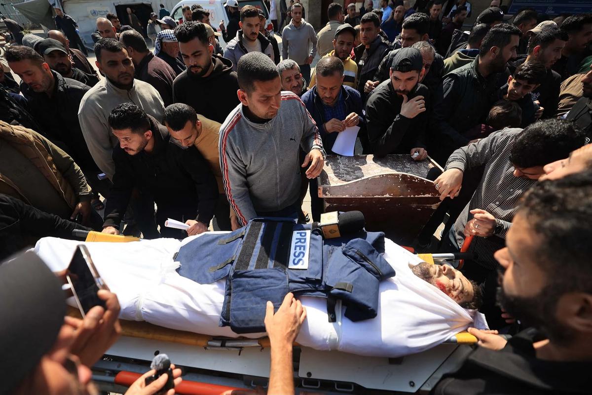 FOTO: Jurnalis Al Jazeera Tewas dalam Serangan Drone di Gaza