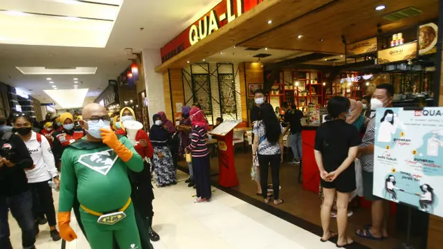 Ikon new man di Surabaya untuk sosialisasi protokol kesehatan (Foto: Dok Istimewa)