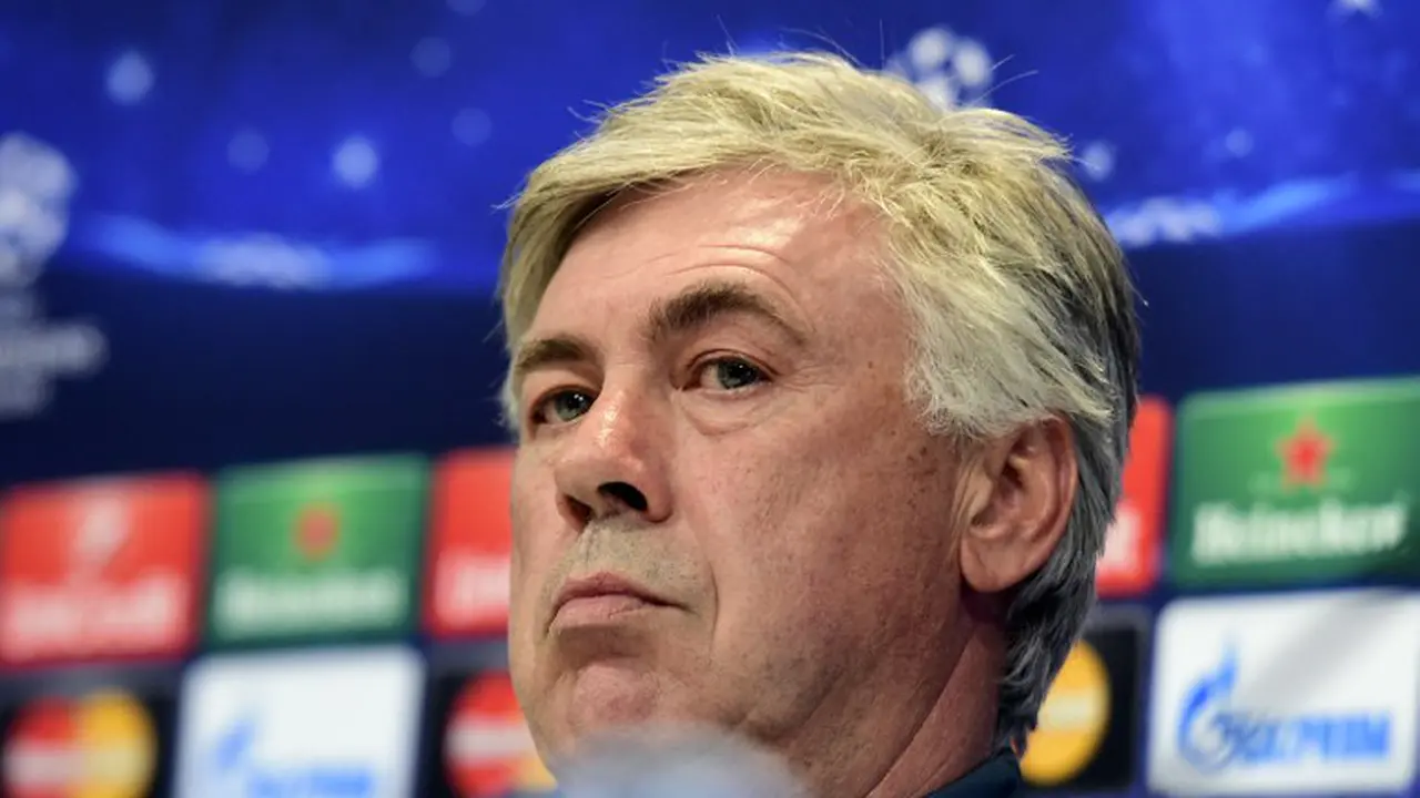 Carlo Ancelotti- Real Madrid vs Juventus (GERARD JULIEN / AFP)