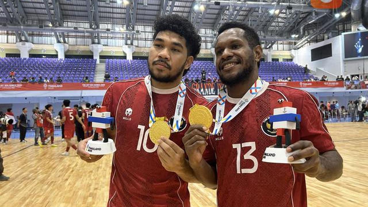 Champione! Timnas Futsal Rayakan Medali Emas SEA Games 2025 Bersama La Grande Indonesia