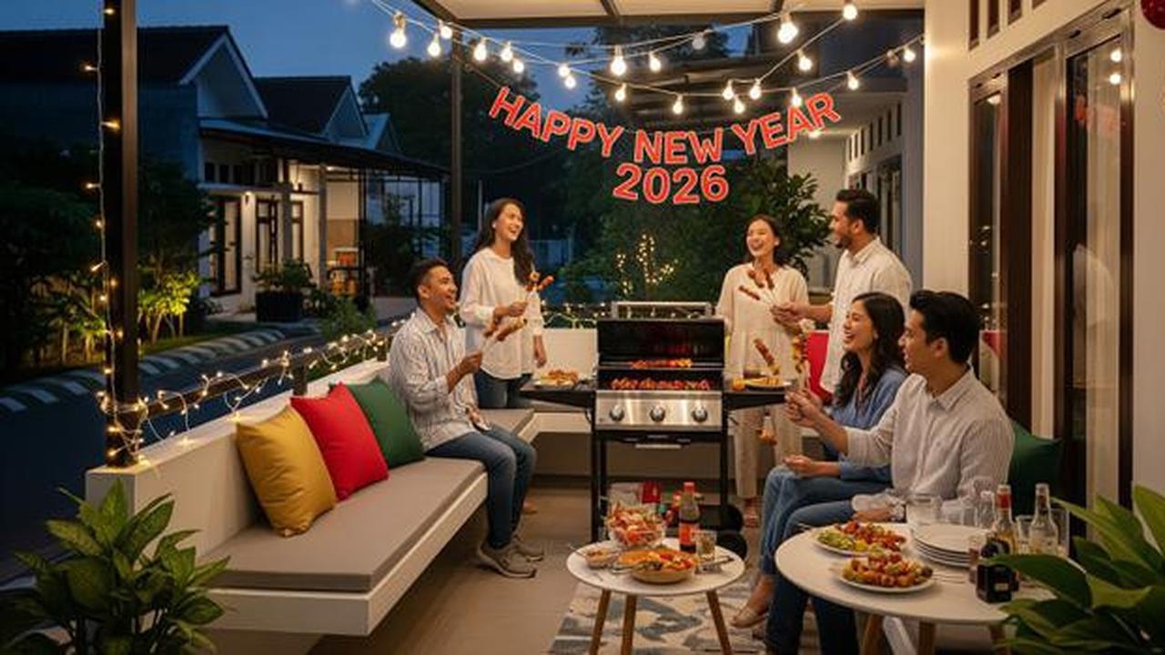8 Desain Teras Sempit Tapi Luas untuk Acara BBQ Malam Tahun Baru 2026