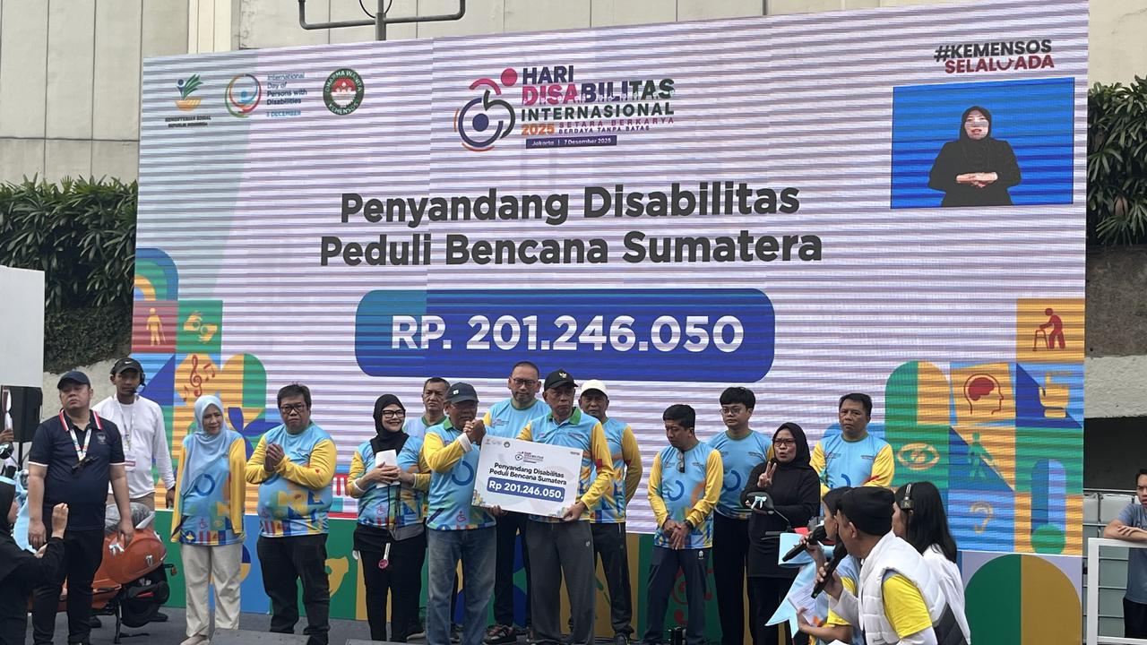 Aksi Mengharukan, Kelompok Disabilitas Donasikan Rp 201 Juta bagi Korban Banjir Sumatera