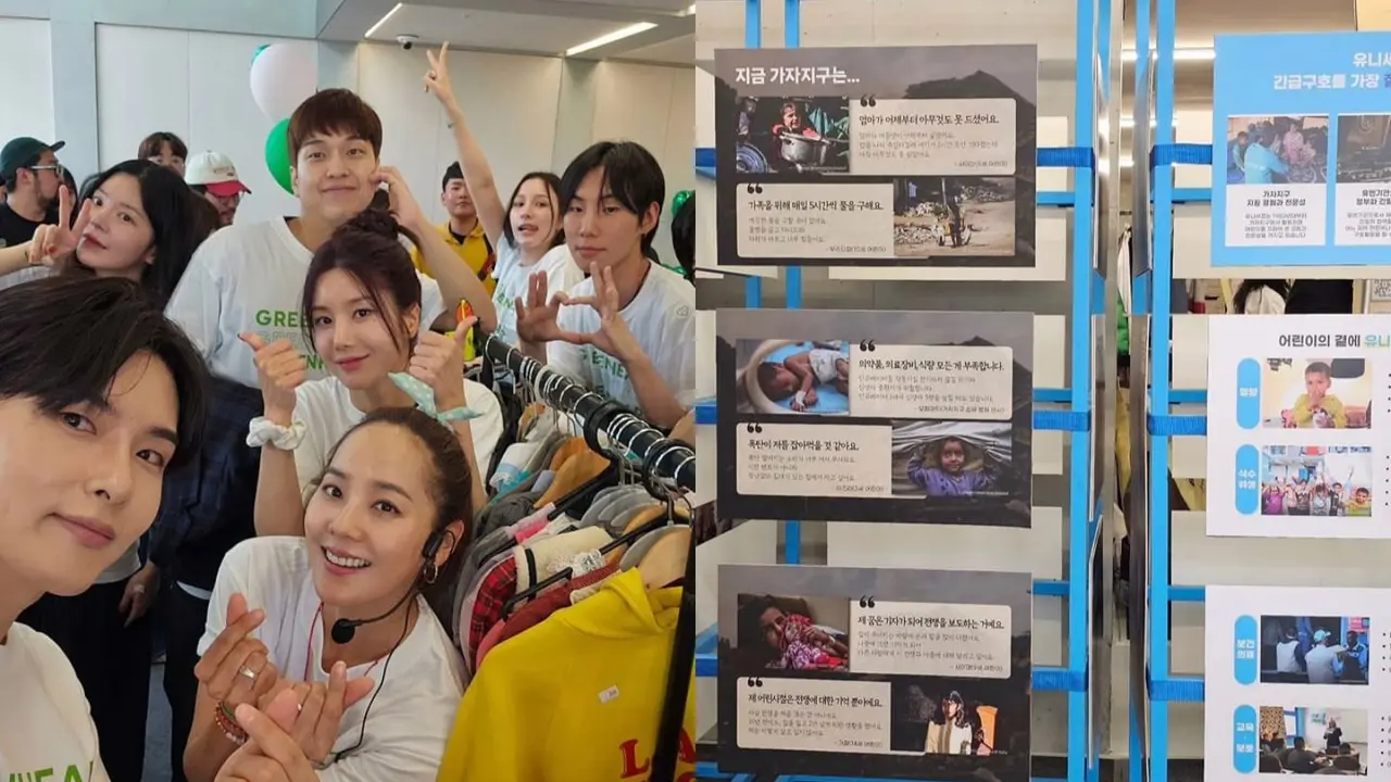 Ryeowook saat Green Heart Bazaar