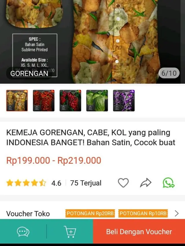 6 Motif Baju Ini Nyeleneh Banget, Bikin Geleng Kepala