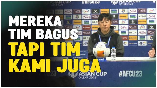Berit Video, komentar Shin Tae-yong jelang berhadapan dengan Timnas Uzbekistan U-23 pada Minggu (28/4/2024)