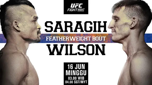 Jeka Saragih akan melawan Wilson di UFC 16 Juni 2024