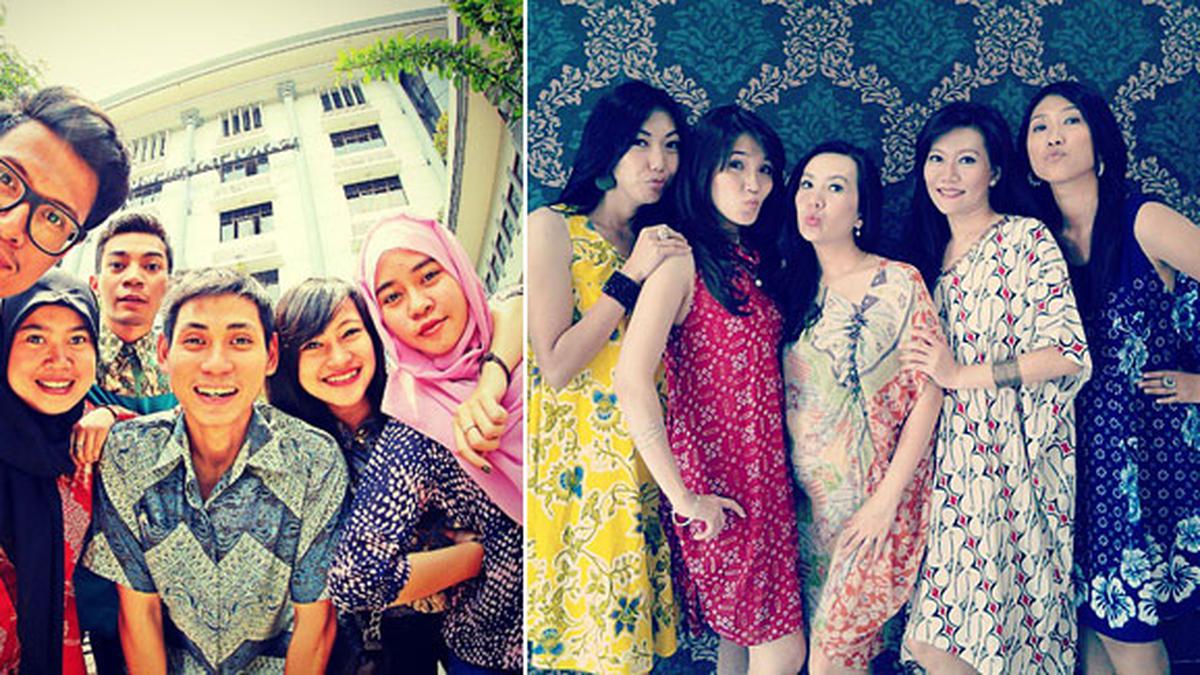 Happy Batik Day: Serunya Pakai Batik Rame-Rame