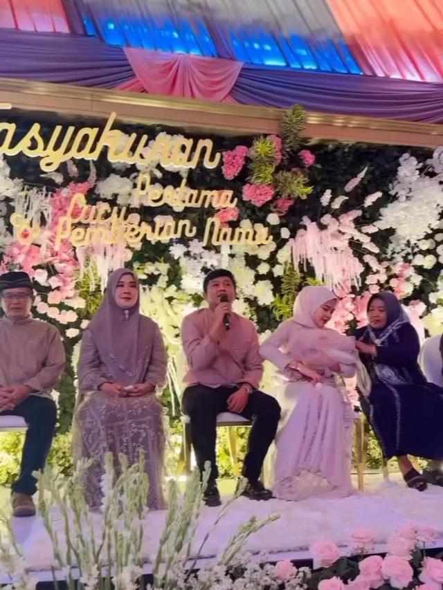 7 Momen Tasyakuran Anak Denny Caknan, Nama Lengkapnya Penuh Arti