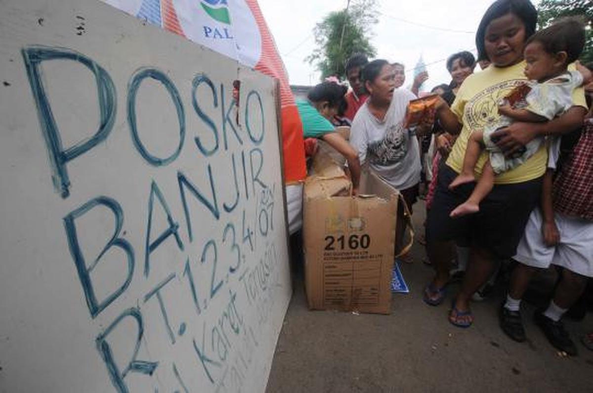 Palyja beri bantuan korban banjir warga Rusun Karet Tengsin