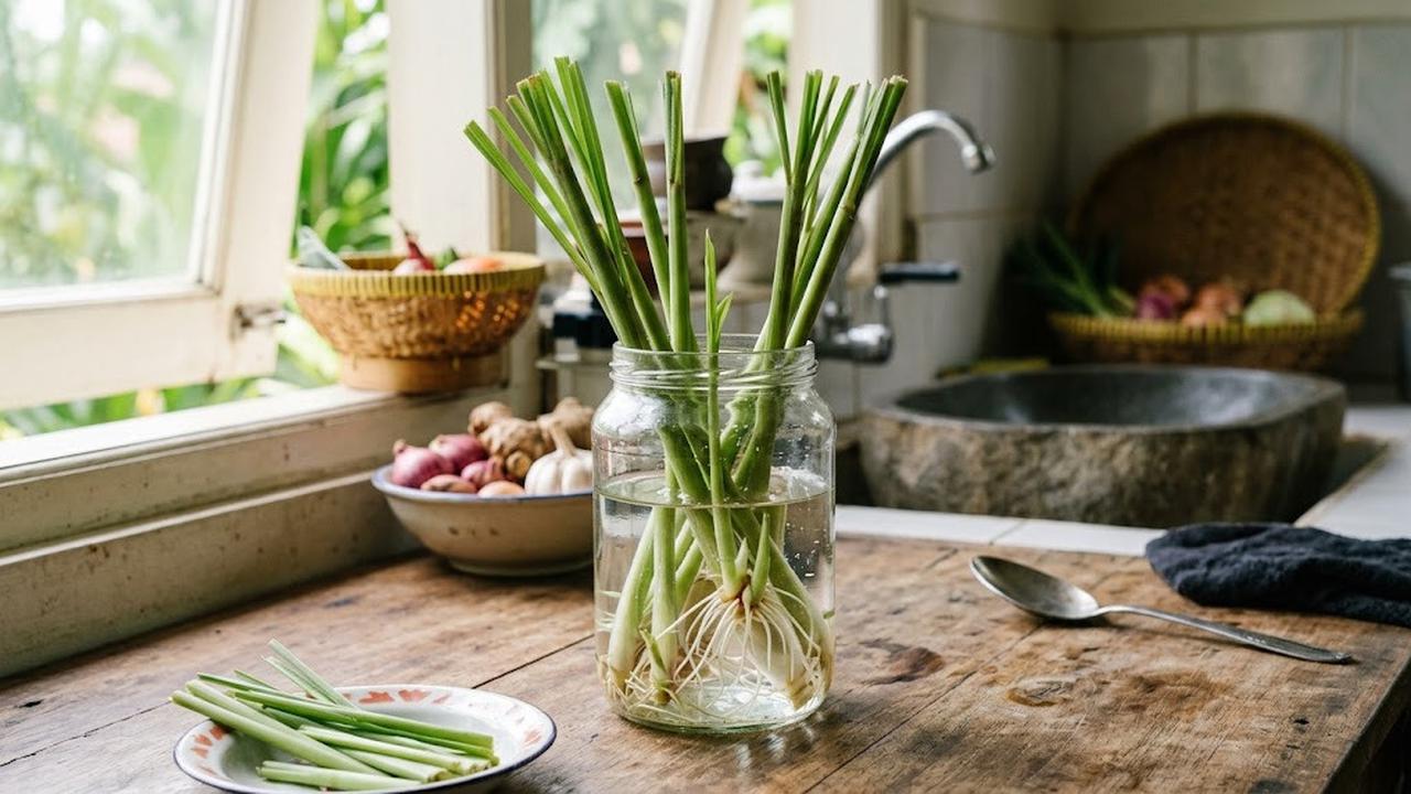 Cara Menanam Serai dari Batang Bekas Masak buat Stok Dapur di Rumah