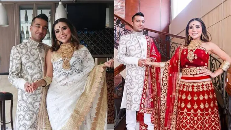 7 Pemotretan Prewedding Eva Belisima Mantan Istri Kiwil dengan Gaya India