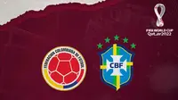 Kualifikasi Piala Dunia - Kolombia Vs Brasil (Bola.com/Adreanus Titus)