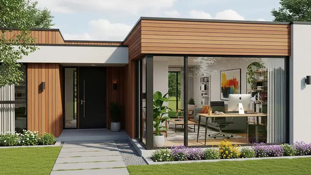 Desain Rumah Kecil 5x9 dengan Ruang Multifungsi untuk Pasangan Kerja