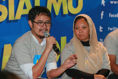 Shafiq Pontoh dan Alissa Wahid, juri Klik Hati Merck 2014 | copyright Vemale.com