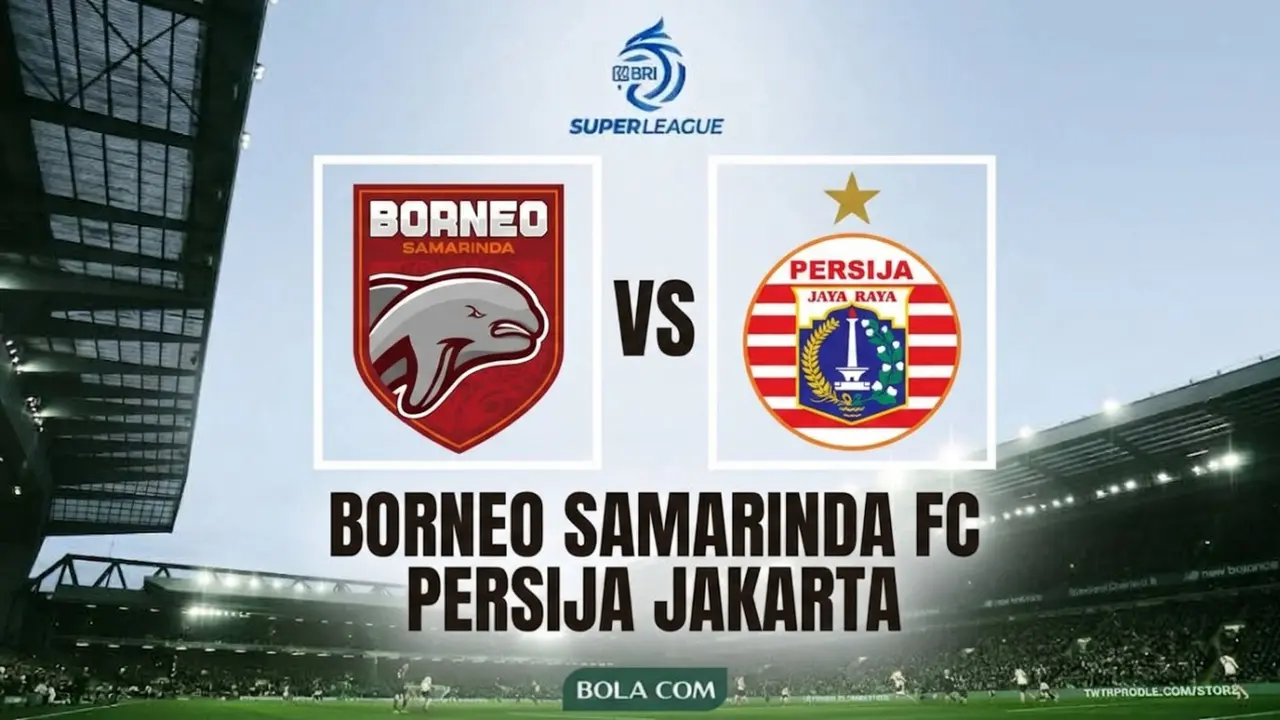 Ilustrasi Borneo FC Vs Persija Jakarta