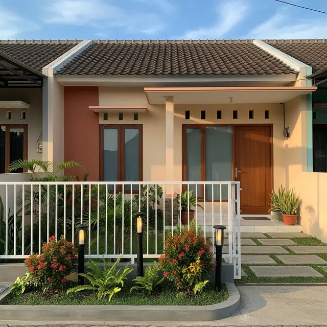 9 Ide Pagar Rumah Kombinasi Besi Minimalis dan Lampu Taman Estetik, Mempercantik Hunian
