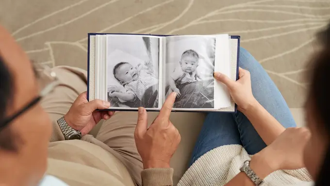 surat ayah dan foto album