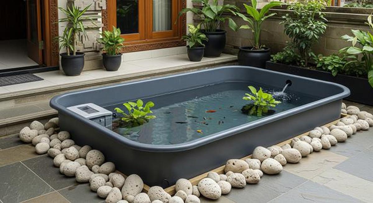 8 Model Kolam Ikan Minimalis Lahan 2x3 Meter Mudah Dirawat, Cocok Jadi Hiasan Teras