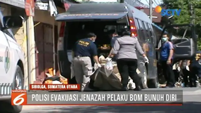 Dari evakuasi istri dan anak terduga teroris di Sibolga, Sumater Utara, polisi temukan 3 kuintal bom di dalam rumah.