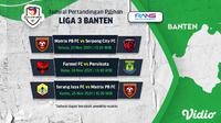 Jadwal dan Live Streaming Liga 3 Banten 2021 di Vidio Pekan Ini, Big Match : Farmel FC Vs Persikota. (Sumber : dok. vidio.com)