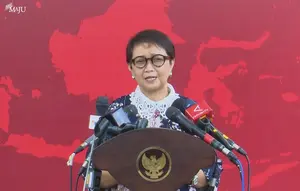 Menteri Luar Negeri Republik Indonesia (Menlu RI) Retno Marsudi (Biro Pers Sekretariat Presiden)