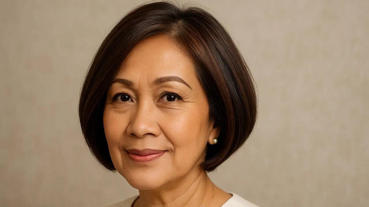 Model Rambut Bob Oval Ini Bikin Wanita 50-an Terlihat Lebih Segar (Foto: ChatGPT)