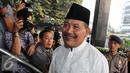 Kapolri Badrodin Haiti saat menghadiri acara buka puasa bersama di Gedung KPK, Jakarta, Kamis (9/7/2015). Presiden dan Wapres ikut hadir dalam acara tersebut. (Liputan6.com/Helmi Afandi)